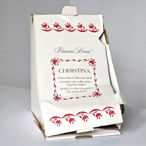 1992 Princess House “Christina” Porcelain Collector Doll Christmas #682 - Picture 11 of 11